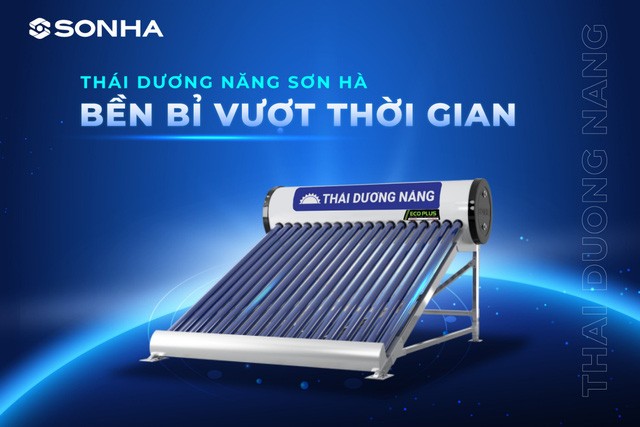Hưởng lợi đơn lợi kép từ máy nước nóng Thái Dương Năng Sơn Hà - Ảnh 1.